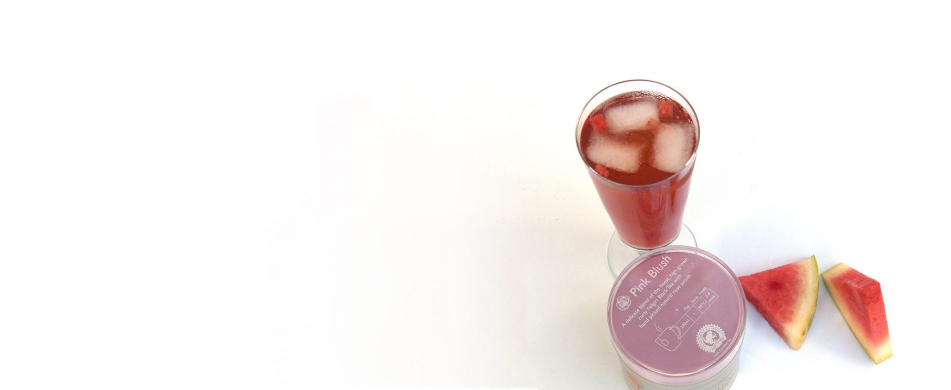 #4. Cooling Watermelon-Rose Iced Tea - Bittersweet Beverages